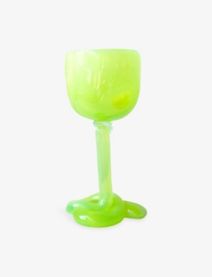 Completedworks Thaw Wine Glass Acid Green