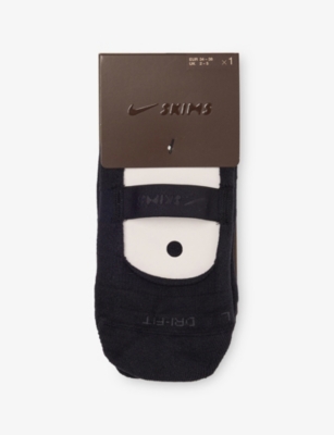 Nikeskims Womens Dri-fit Pilates Grip Cotton-blend Socks Nskm Obsidian