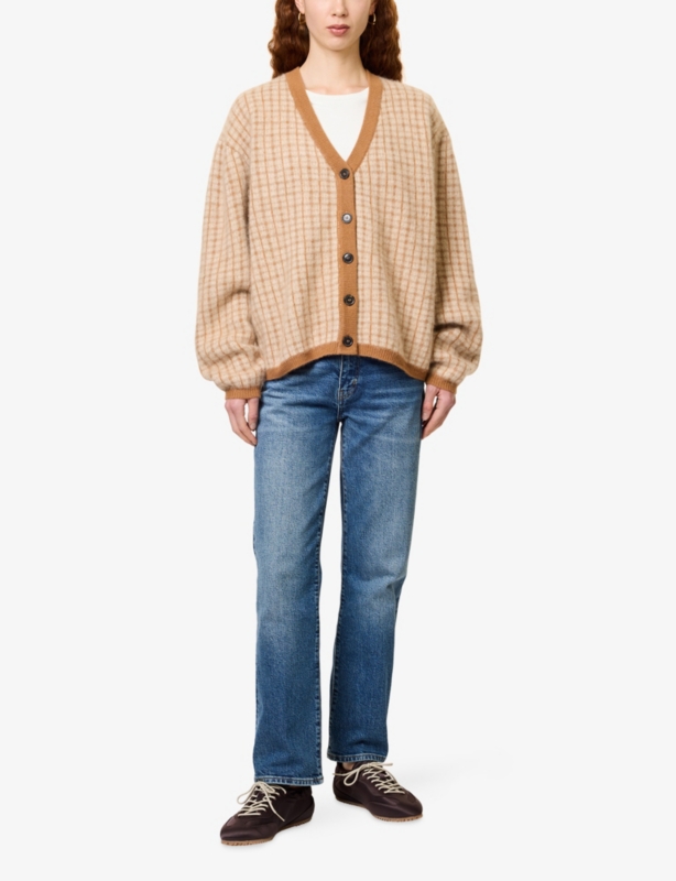Brushed Wool And Cashmere Cardigan