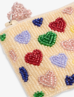 KONGES SLOJD: Coeur Beaded Wallet