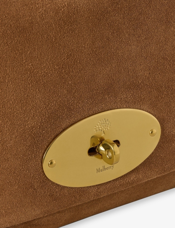 Delilah Flap Suede Shoulder Bag
