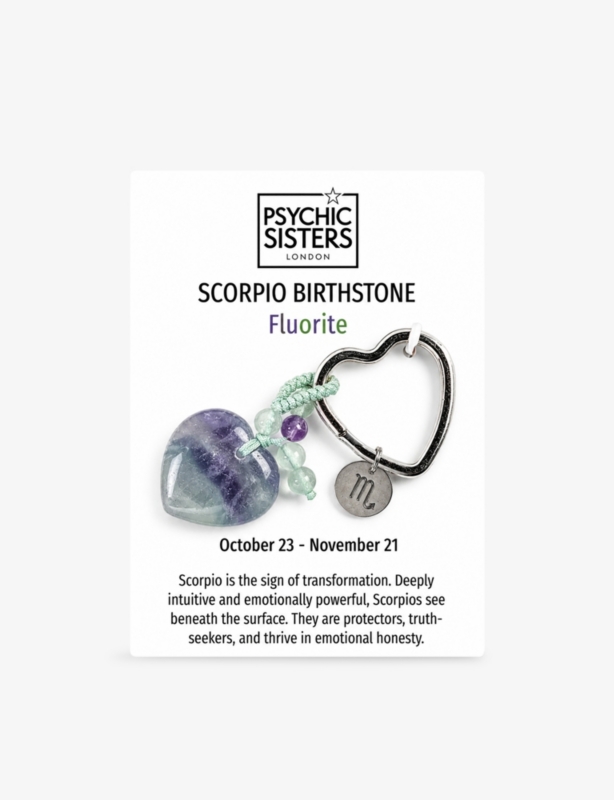Zodiac Crystal Keyring