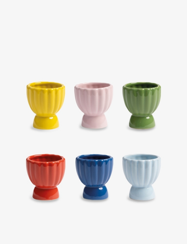 Tube Stoneware Egg Holder