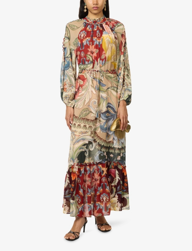 Lunar Boho Woven Maxi Dress
