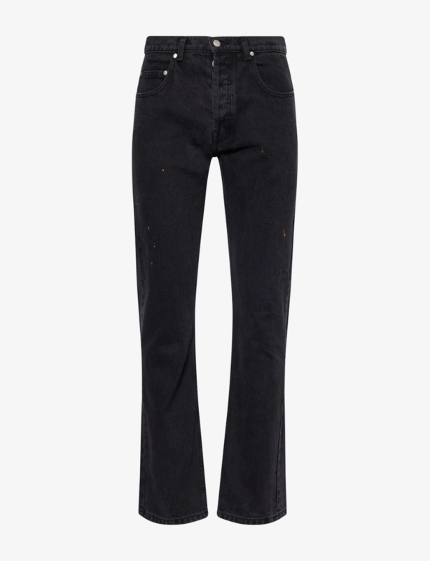 Relaxed-Fit Straight-Leg Denim Jeans