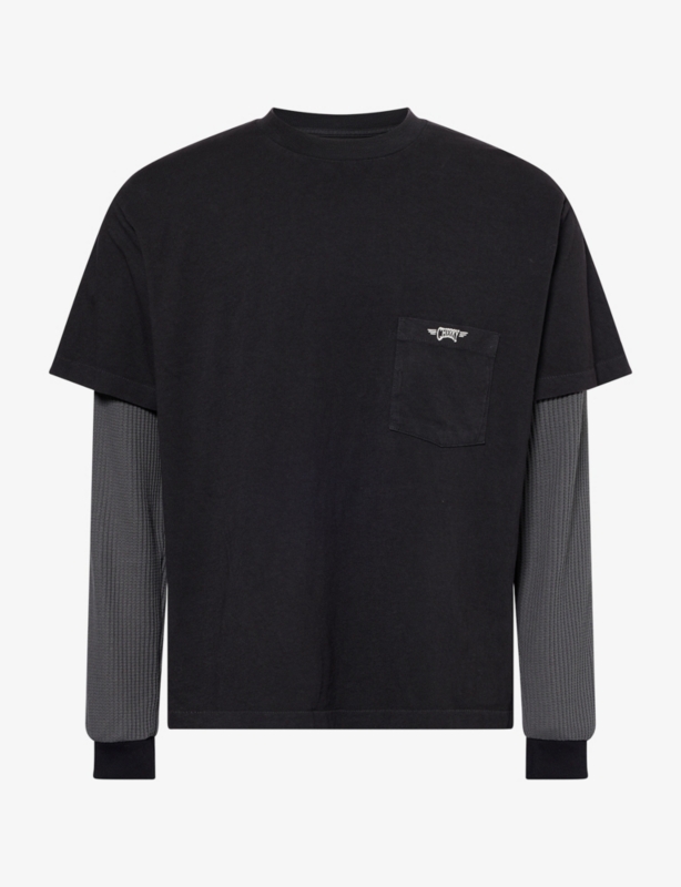 Layered Graphic-Print Cotton T-Shirt