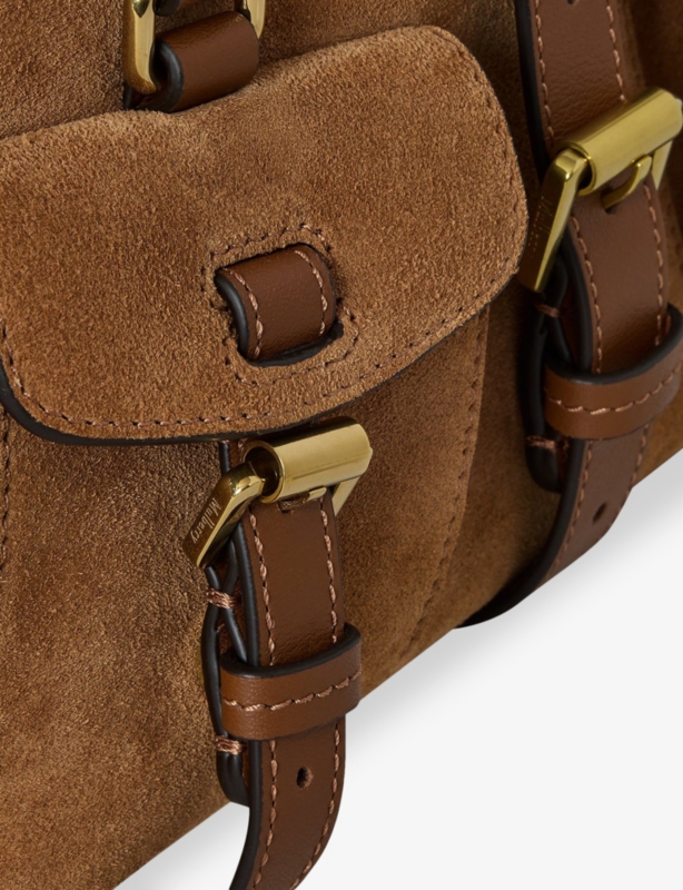 Roxanne Small Suede Satchel Bag