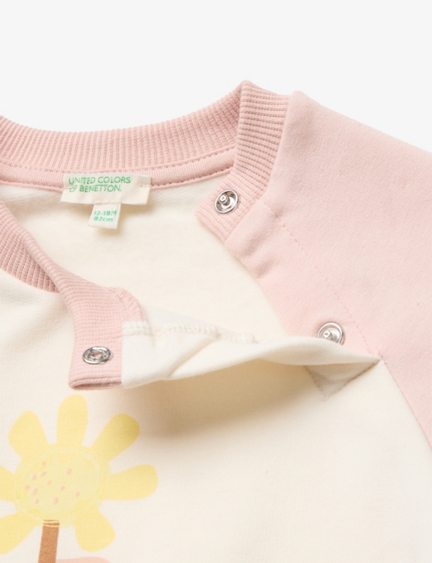 Graphic-Print Colour-Block Cotton Jersey Tracksuit 0-18 Months