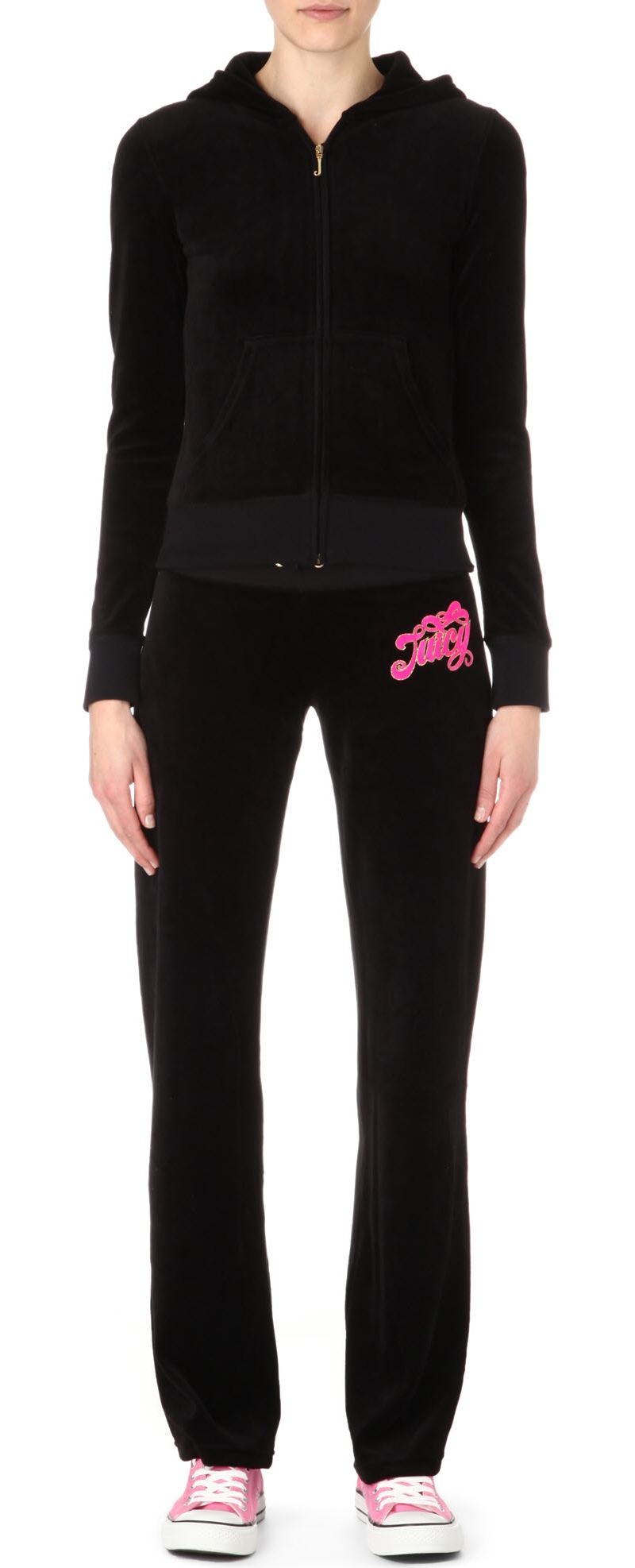 Fancy Script velour tracksuit   JUICY COUTURE