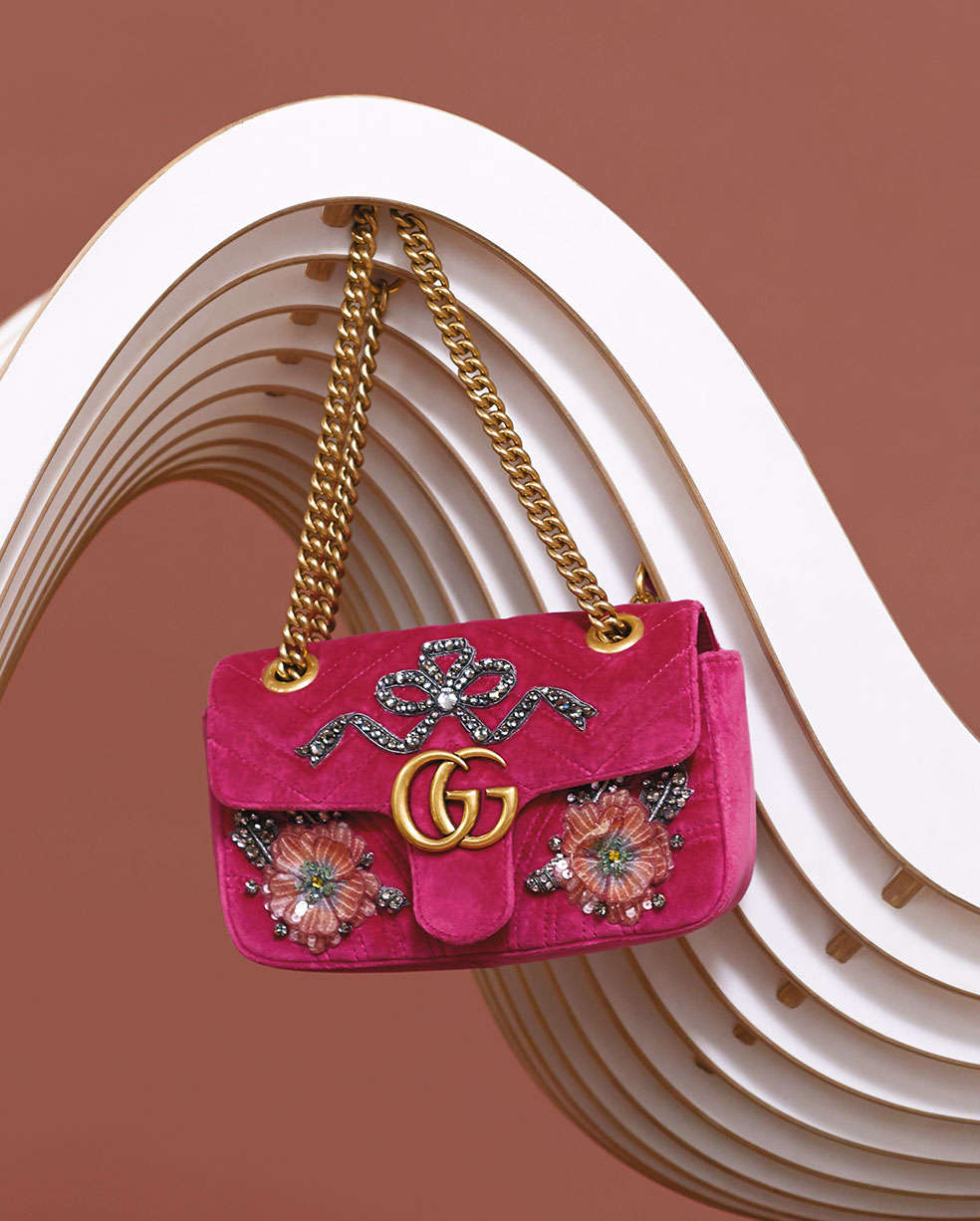 A Gucci Marmont bag