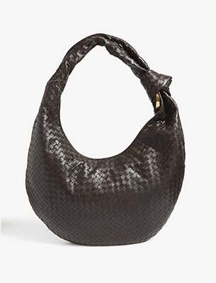 Bottega Veneta Cream Intrecciato Leather Medium Belly Veneta Hobo Bottega  Veneta